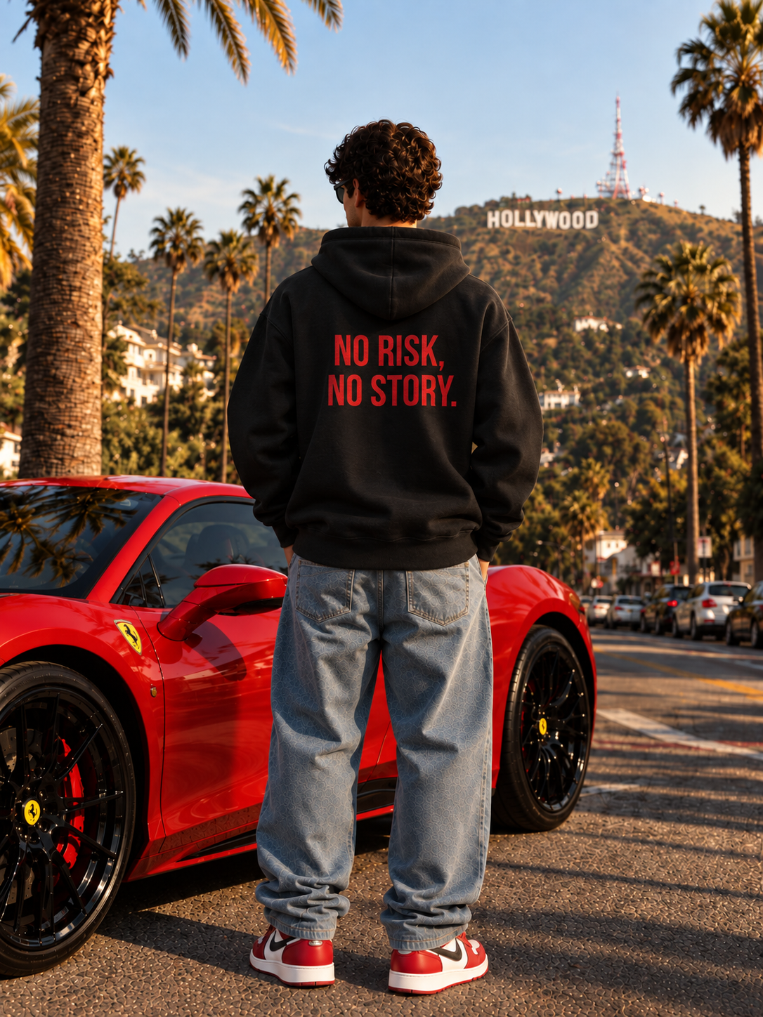 NO RISK NO STORY - HOODIE