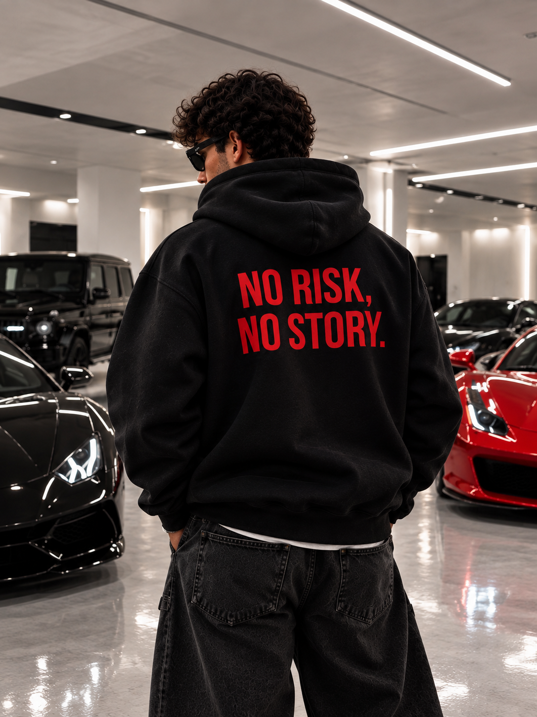 NO RISK NO STORY - HOODIE
