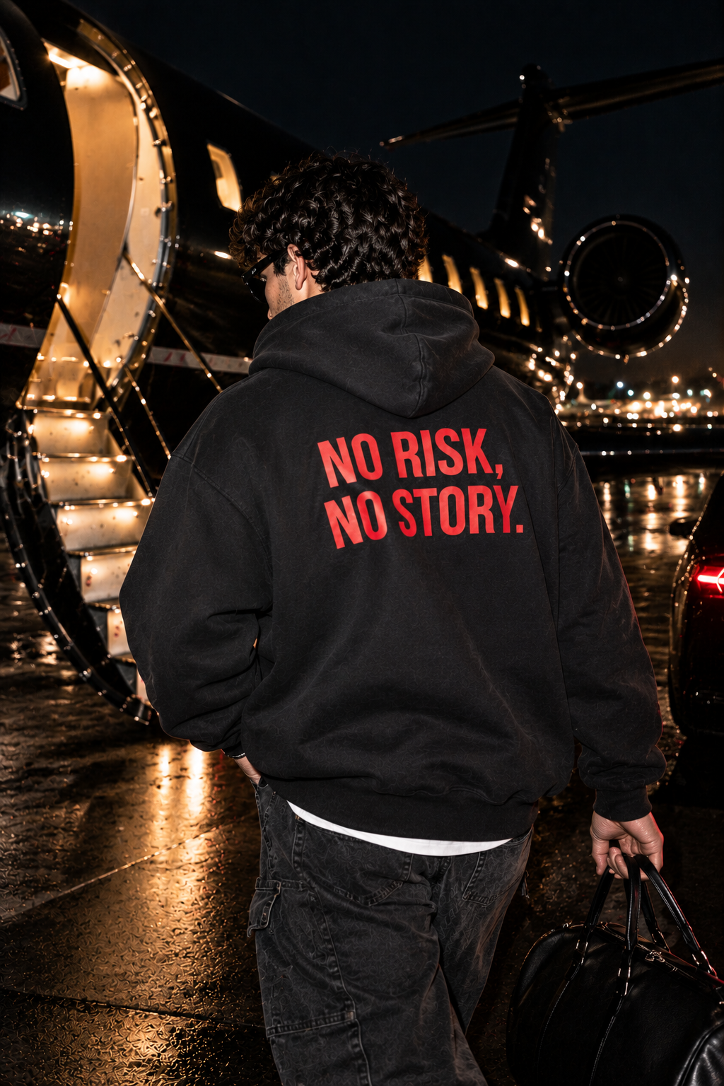 NO RISK NO STORY - HOODIE