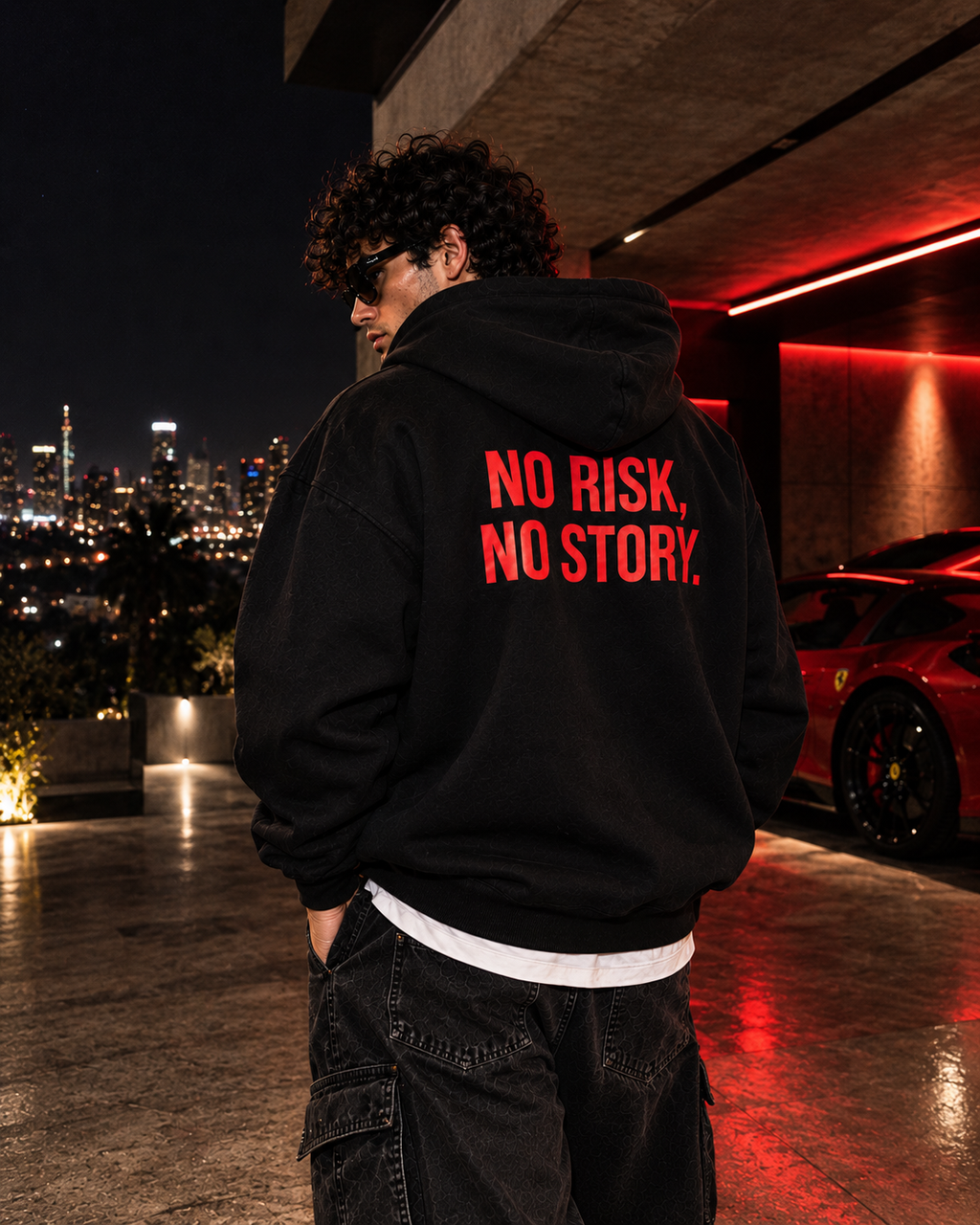 NO RISK NO STORY - HOODIE