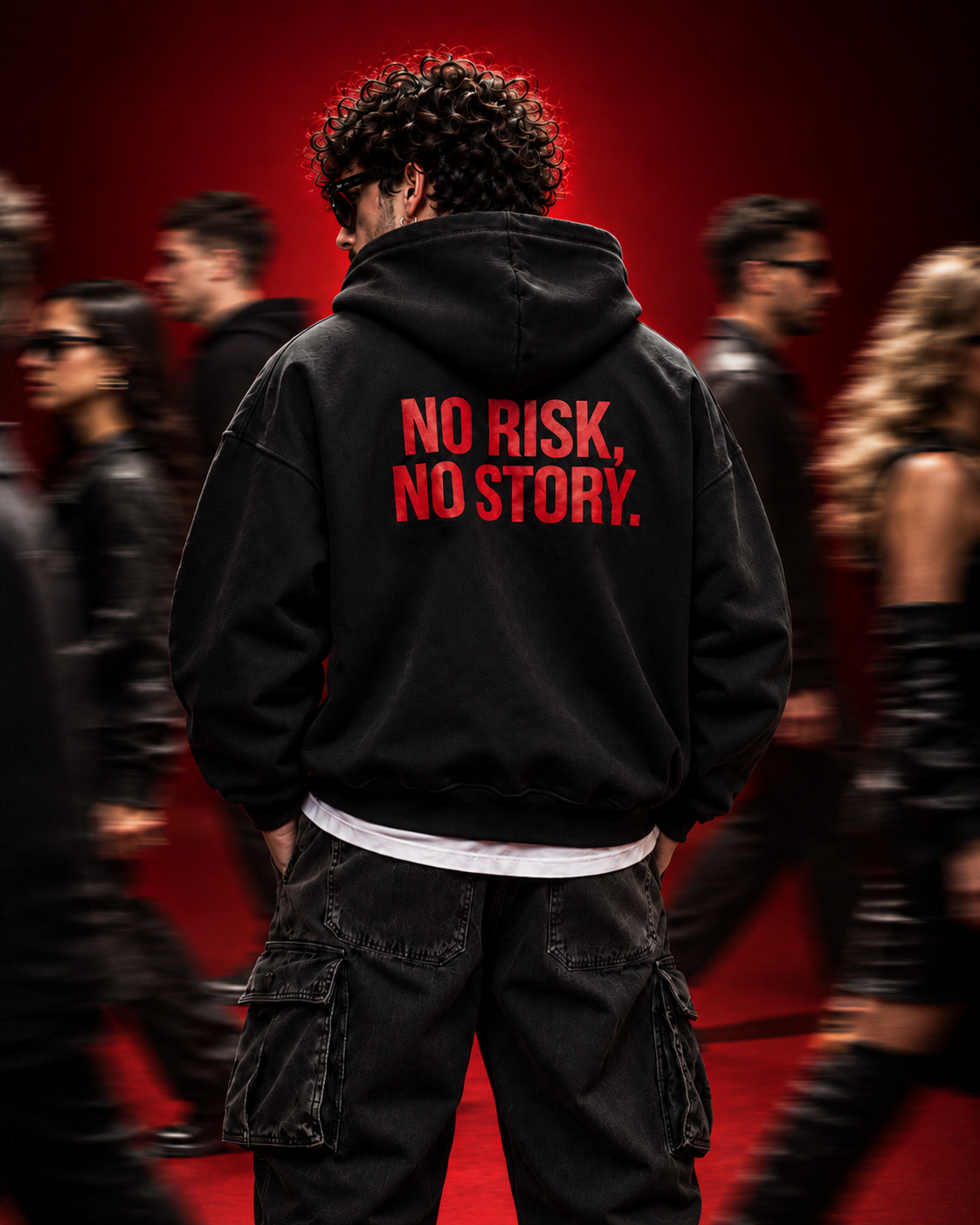 NO RISK NO STORY - HOODIE